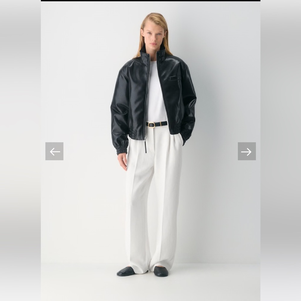 Aritzia Light Birch Effortless Wide Leg Pants BNWT ALTERED TO FIT SIZE 10